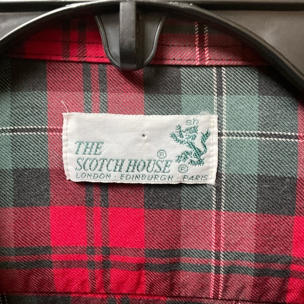 The Scotch House Men’s Vintage Plaid Shirt - Picture 3 of 5